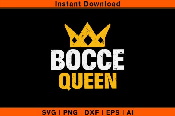 Bocce Ball Queen Funny: A Playful T-Shirt Design for Local Brands