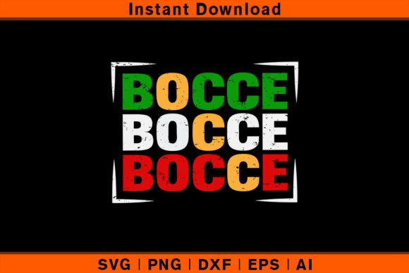 Bocce Funny Bocce Ball Design: A Playful Embroidery Choice