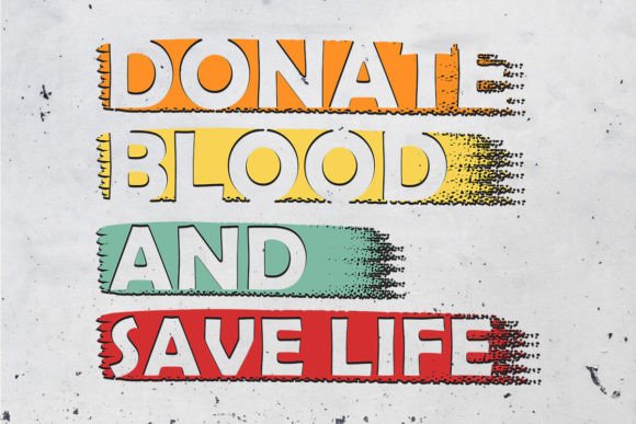 Donate Blood and Save Life: Graphics & Print Templates