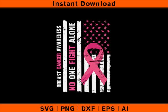 Empowering Branding: Breast Cancer Awareness No One Fight Graphics