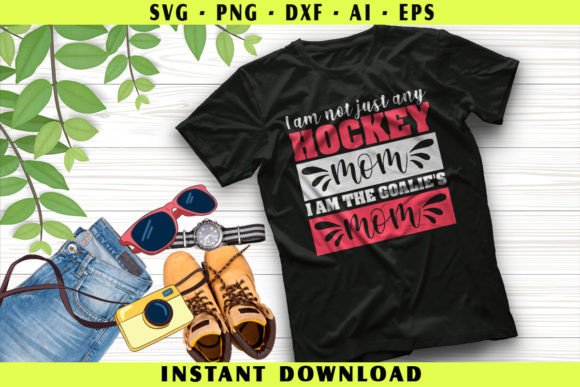 I Am Not Hockey Mom: A Versatile T-Shirt Design Graphic