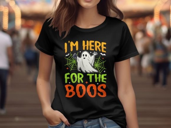 I'm Here for the Boos Graphics: Spooky Illustrations