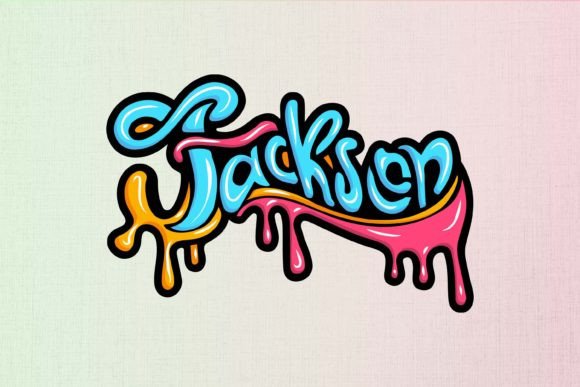 Jackson: Bold Graffiti Graphics for T-Shirt Designs