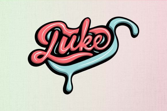 Luke: A Bold Graffiti Lettering for T-Shirt Designs