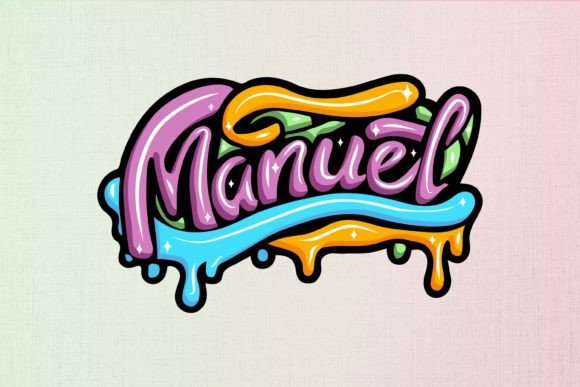 Manuel: Bold Graffiti Graphics for T-Shirt Designs