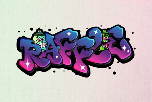 Raffle Graphics: Bold Typography for T-Shirt Designs